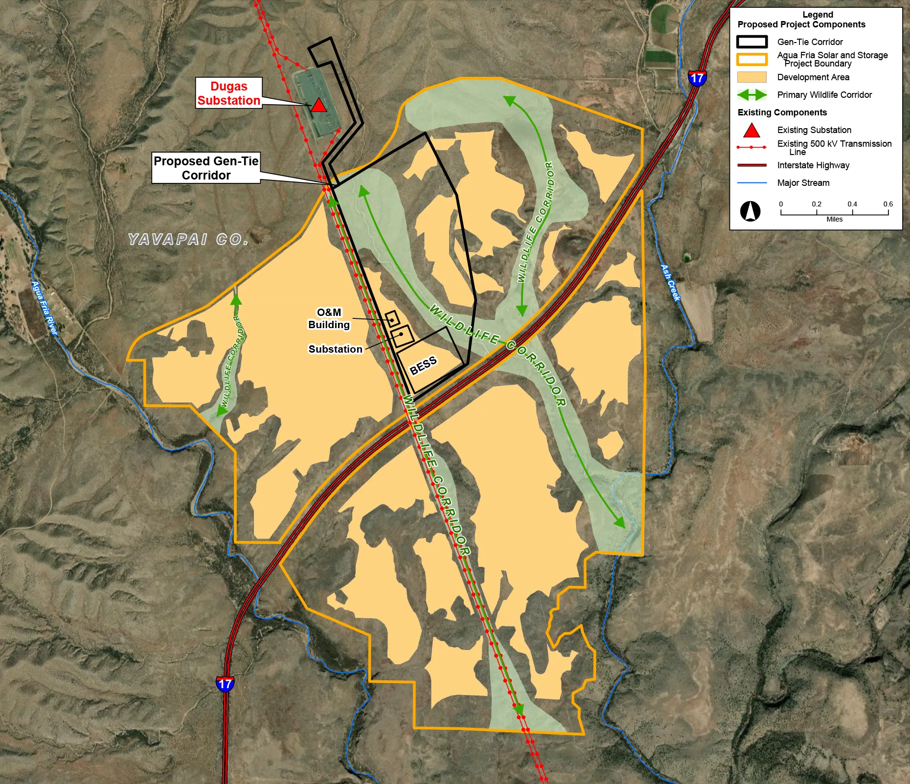 Agua Fria Developable Area Plan